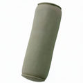 Cojín cilíndrico 18 x 60 cm textil verde salvia decorativo